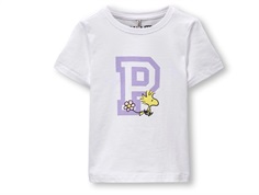 Kids ONLY bright white/Peanuts t-shirt